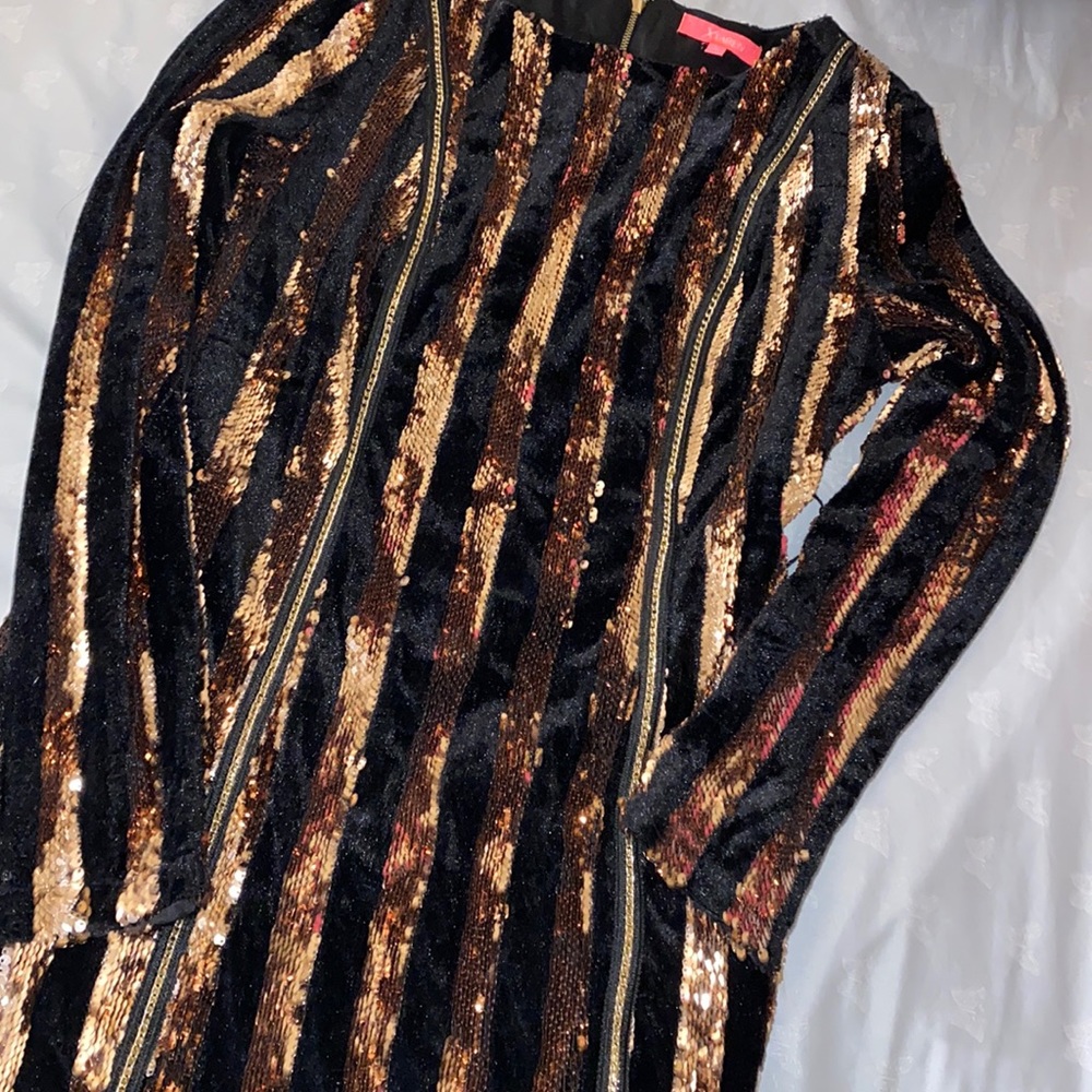 Cute mini sequence/velvet dress